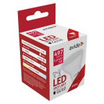 LED lempa AVIDE At-8665, 7W, GU10 (=49W), WW, 3000K, 220-240V, 110&deg;, Spot Alu+Plastic, 540 lm, 25.00