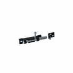 Durų skląstis DOMAX, WOS70C, 70 x 10 mm, plona, juodos spalvos, 85722