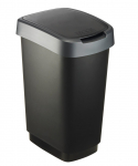 &Scaron;iuk&scaron;lių dėžė rū&scaron;iavimui ROTHO Twist, 25 l, sidabro sp.
