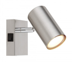 Kryptinis &scaron;viestuvas GLOBO Robby, GU10, 1 x 25W, 230V, chromo sp., 70x100x120 mm