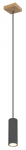Pakabinamas &scaron;viestuvas GLOBO Robby, GU10, 1 x 35W, 230V, 1,2 m ilgio laidas, metalinis, matinės juod