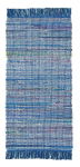 Kilimas Frida, 60 x 120 cm, 100% medvilnė, pintas ra&scaron;tas, mėlynos spl., 760162