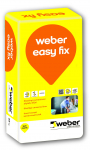 Elastingi plytelių klijai WEBER EASY FIX, C2TE S1, vidaus ir i&scaron;orės darbams, 25 kg, 1001283