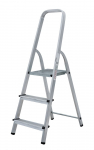 Kopėčios HERVIN EQUIPMENT, aliuminės, buitinės, 3 pakopų, 590-1250 mm, HSL003A