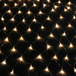 &Scaron;viečianti girlianda - tinklas SUNLUX WR-2020-005Y, 192 LED, 3 x 2 m, &scaron;iltai balta spalva, IP44, tin