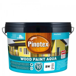 Medinių fasadų dažai PINOTEX Wood Paint Aqua, &scaron;vedi&scaron;ka raudona, 2,5 l