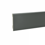 Grindjuostė KORNER Verona Nr. 501703, 80 x 2400 mm, polivinilchloridas, spl. pilka