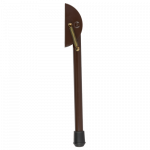 Atlenkiamas durų fiksatorius DOMAX, ST 250 BR 250x14 mm, rudos sp., 88214