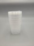 Kibirėliai, 5 vnt., skaidrūs, 1000 ml