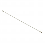 Metalinis dviejų vielų strypas prailginimui, lankstomas, S.A.E., M12 sriegiai i&scaron; abiejų pusių, 1m