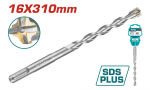 Grąžtas TOTAL, betonui, SDS plus cross, 16x310 mm, TAC311604C
