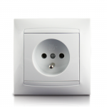 Ki&scaron;tukinis lizdas ORRO KVADRAT 9206-42, baltas su įž.