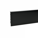 Grindjuostė KORNER Verona Nr. 501708, 80 x 2400 mm, polivinilchloridas, spl. juoda