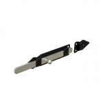 Durų skląstis DOMAX, WPS 300 C, 300 x 41 mm, juodos spalvos, 86572