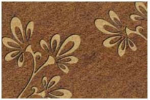 Kilimėlis RICCO Garden Coco Flowers, 40 x 60 cm, kokoso plau&scaron;as, pagrindas vinilas, 711-003