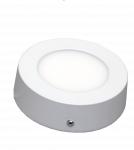 Įmontuojamas &scaron;viestuvas ORRO, panelė, pavir&scaron;inė, LED 6 W, 220-240 V, 800 lm, 3000 K, apvali, baltos