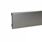 Grindjuostė KORNER Verona Nr. 501707, 80 x 2400 mm, polivinilchloridas, spl. inox