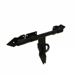 Durų skląstis DOMAX, WCW 250 C, 250 x 40 mm, juodos spalvos, 86582