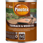 Aliejus medienai PINOTEX Pinotex Terrace & Wood Oil, 1 l, tikmedžio sp.