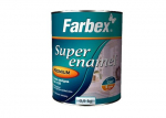 Alkidinė emalė FARBEX Pf-115P, 0,9 l, vidaus ir i&scaron;orės darbams, pilka
