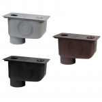 Lietaus surinkimo trapas BIELBET, d110, juodas