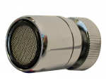 Pasukamos galvos aeratorius PERLINI P-2021, 22F, srautas 6 l / min. su gumine tarpine, chromas