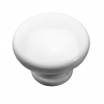Baldų rankenėlė rutulio formos HETTICH, plastikas, baltos sp. &Oslash; 40mm, 9203262