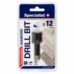Deimantinis grąžtas SPECIALIST+, 12 mm, kampiniui &scaron;lifuokliui