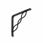 Lentynos laikiklis VELANO, WPRP 150 C 150x150 mm, juodos spalvos, DMX 5235