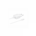 Telefono įkroviklis SAMSUNG, 15W, Type-C maitinimo adapteris, su kabeliu, baltos sp, EP-T1510XWEGEU