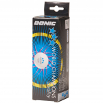 Stalo teniso kamuoliukai DONIC P40+ 3žv. ITTF, 3 vnt, white