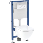 Klozeto komplektas GEBERIT LIGHT, komplekte rėmas 112 cm, DELTA potinkinis bakelis 12 cm, DELTA20 va