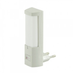 Sieninis &scaron;viestuvas DORA 2321, LED 0,4W, 6500K, 220-240V, 9,2 lm, IP20, su jungikliu, 180&deg;, baltos s