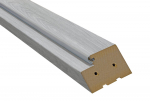 Laminuotų durų su užlaida stakta VOSTER, horizontali, spalva Silver oak, matmenys 890 x 90 x 44 mm,