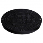 Kanalizacijos dangtis WAVIN, A15, d390/315, plastikinis, apkrova - 1,5 t., 213600053