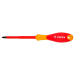 Elektriko kryžminis atsuktuvas TOPEX, PZ1x80 mm, 1000 V (39D479)