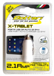 Automobilinė USB jungtis BOTTARI, plan&scaron;etiniams kompiuteriams su LED ap&scaron;vietimu X-TABLET 12V/24V