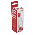 LED lemputė AVIDE, 6W, E27 žvakė, WW, 3000K, 220-240V, 460 lm.