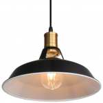 Pakabinamas &scaron;viestuvas G.LUX Gt-310-D31-1S-Bl Loft-7, 1 x E27, 310 mm skersmens gaubtas, juodos/žalv