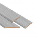 Laminuotų durų su užlaida apvadai VOSTER, spalva Silver oak, 2150x60x8 mm, 2 vnt., 1140x60x8 mm, 1 v