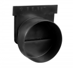 Galinė latako sienelė BIELBET, 105mm, su i&scaron;bėgimu, d110, plastikinė