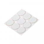 Apsauginiai padukai SUKI, D21mm, baltos sp., klijuojami, 9 vnt.