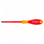 Elektriko kryžminis atsuktuvas TOPEX, PZ2x100 mm, 1000 V (39D480)