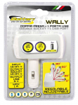 Automobilinis &scaron;akotuvas su USB BOTTARI Wally, 1AMP jungtimi
