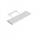 Lentyna VELANO, FS BI 80/24BI 800x240 mm, baltos spalvos, DMX 65110