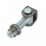 Vartų vyris INOVO, M20E, virinamas, chromo spalvos, 376