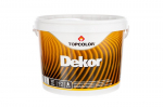 Dekoratyviniai dažai TOPCOLOR Decor 9, 3 l, balti, matiniai, atsparūs plovimui ir atmosferos poveiki