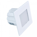 Montuojamas &scaron;viestuvas DPM Ycb177W, laiptų ap&scaron;vietimui, LED, 1,2W, 4000K, 40 lm, 110', IP20, baltos