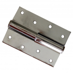 Durų vyris AMIG 6306, 100 x 70 mm, kairinis, Chromas