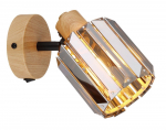 Kryptinis &scaron;viestuvas GLOBO Run, E14, 1 x 40W, 230V, aukso sp., 90x167x150 mm